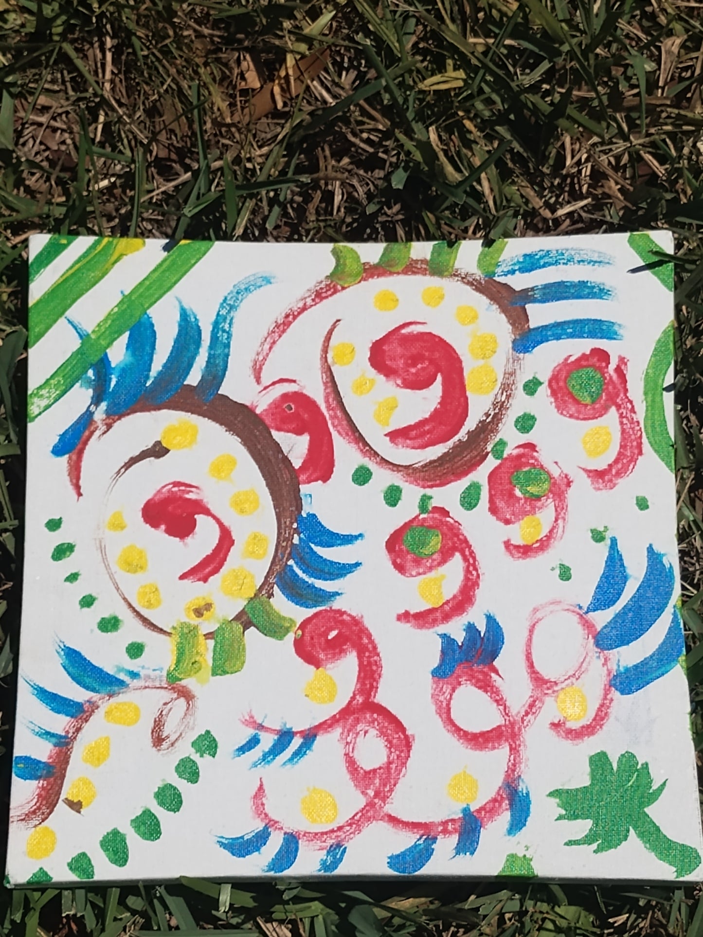 Custom Art Portrait "Tropical Illusion "