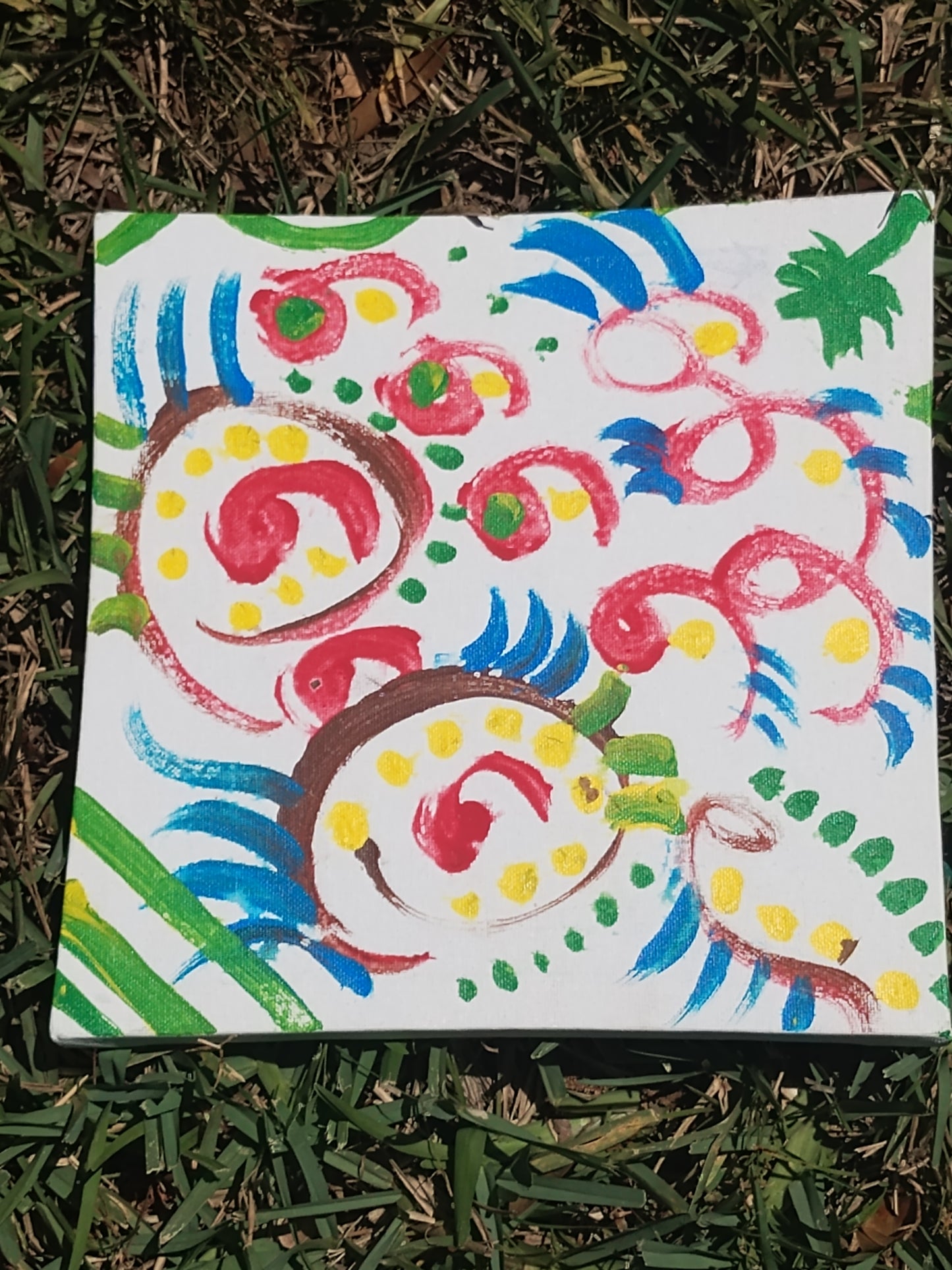 Custom Art Portrait "Tropical Illusion "