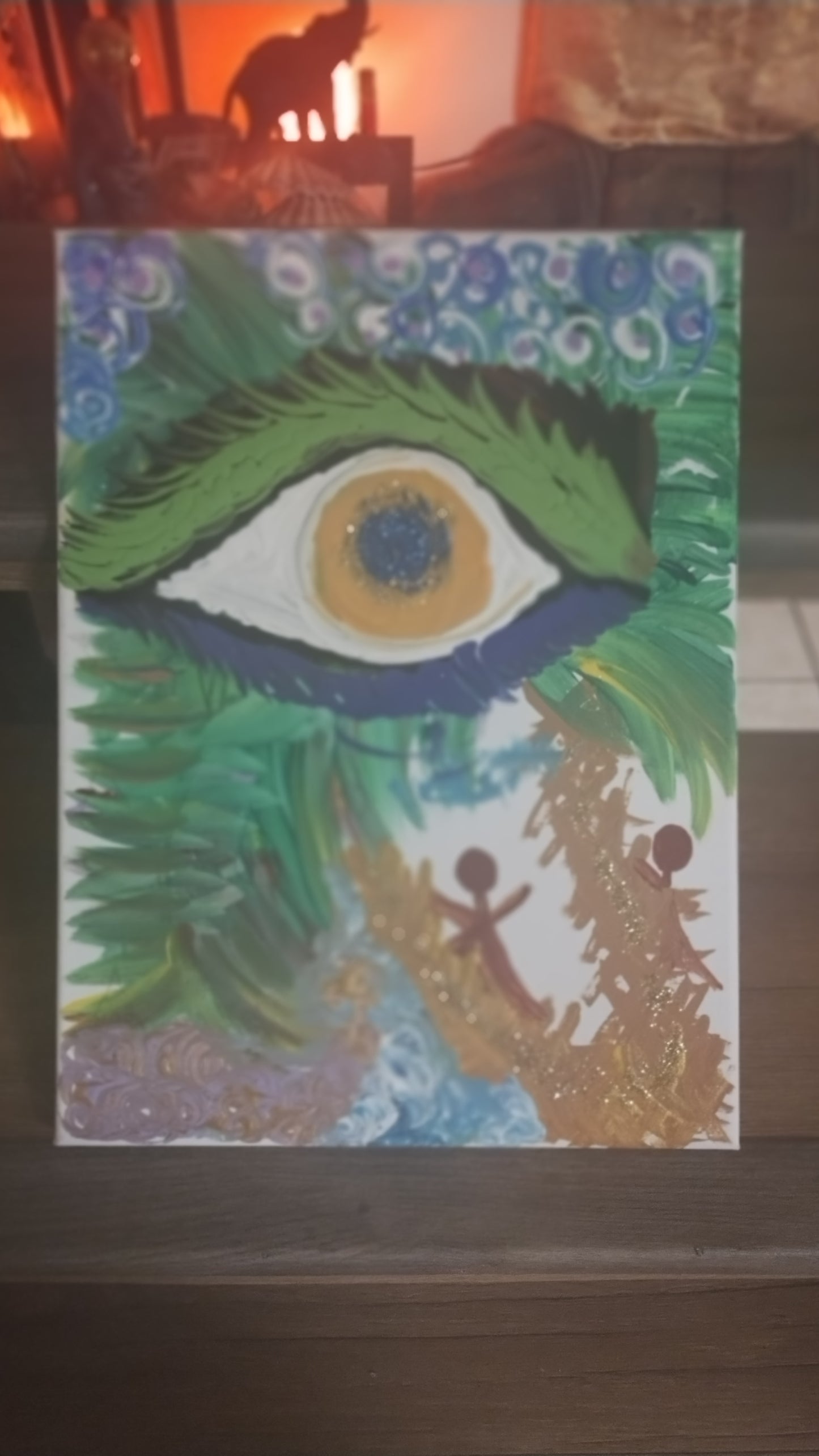 Custom Art Portrait " Each one Reach one "