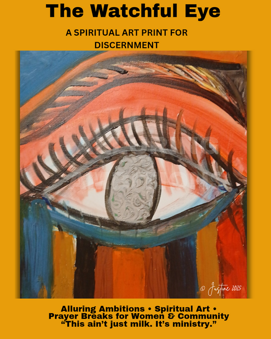 “Prayer Breaks: The Sacred Pause — Digital Art Print”